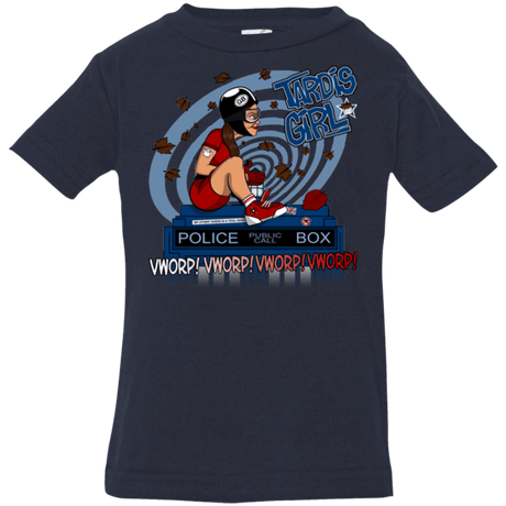 T-Shirts Navy / 6 Months Tardis Girl Infant PremiumT-Shirt