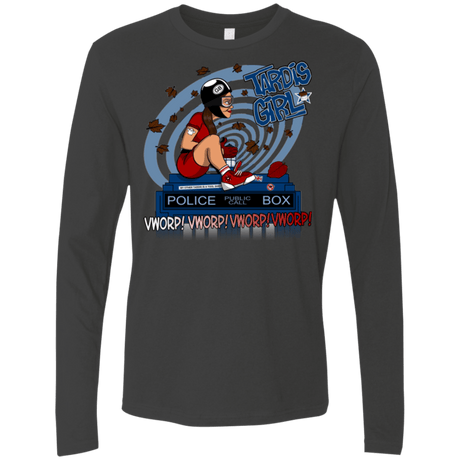 T-Shirts Heavy Metal / Small Tardis Girl Men's Premium Long Sleeve
