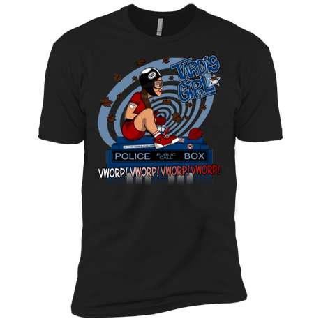 T-Shirts Black / X-Small Tardis Girl Men's Premium T-Shirt