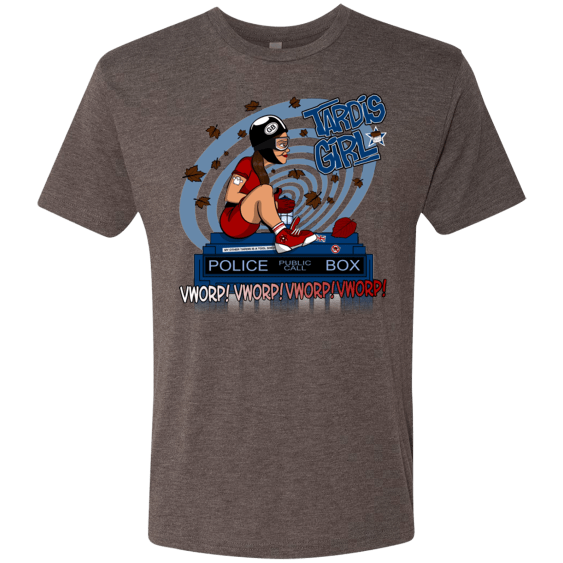 T-Shirts Macchiato / Small Tardis Girl Men's Triblend T-Shirt