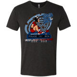 T-Shirts Vintage Black / Small Tardis Girl Men's Triblend T-Shirt