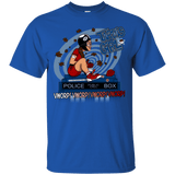 T-Shirts Royal / Small Tardis Girl T-Shirt