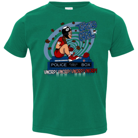 T-Shirts Kelly / 2T Tardis Girl Toddler Premium T-Shirt