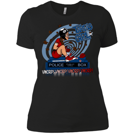 T-Shirts Black / X-Small Tardis Girl Women's Premium T-Shirt