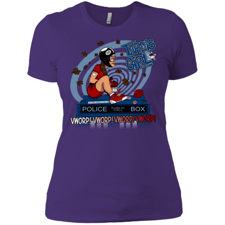 T-Shirts Purple / X-Small Tardis Girl Women's Premium T-Shirt