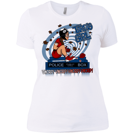 T-Shirts White / X-Small Tardis Girl Women's Premium T-Shirt