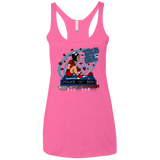 T-Shirts Vintage Pink / X-Small Tardis Girl Women's Triblend Racerback Tank