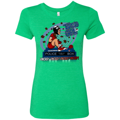 T-Shirts Envy / Small Tardis Girl Women's Triblend T-Shirt