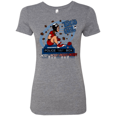 T-Shirts Premium Heather / Small Tardis Girl Women's Triblend T-Shirt