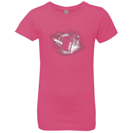 T-Shirts Hot Pink / YXS Tardis Girls Premium T-Shirt