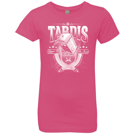 T-Shirts Hot Pink / YXS Tardis Girls Premium T-Shirt