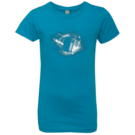 T-Shirts Turquoise / YXS Tardis Girls Premium T-Shirt