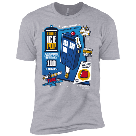 T-Shirts Heather Grey / YXS Tardis Ice Pop Boys Premium T-Shirt