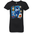 T-Shirts Black / YXS Tardis Ice Pop Girls Premium T-Shirt