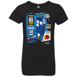 T-Shirts Black / YXS Tardis Ice Pop Girls Premium T-Shirt