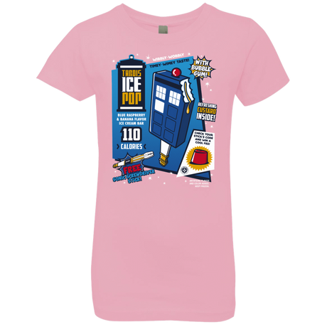 T-Shirts Light Pink / YXS Tardis Ice Pop Girls Premium T-Shirt