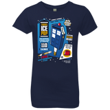 T-Shirts Midnight Navy / YXS Tardis Ice Pop Girls Premium T-Shirt