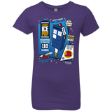 T-Shirts Purple Rush / YXS Tardis Ice Pop Girls Premium T-Shirt