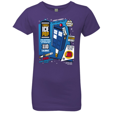 T-Shirts Purple Rush / YXS Tardis Ice Pop Girls Premium T-Shirt