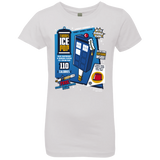 T-Shirts White / YXS Tardis Ice Pop Girls Premium T-Shirt