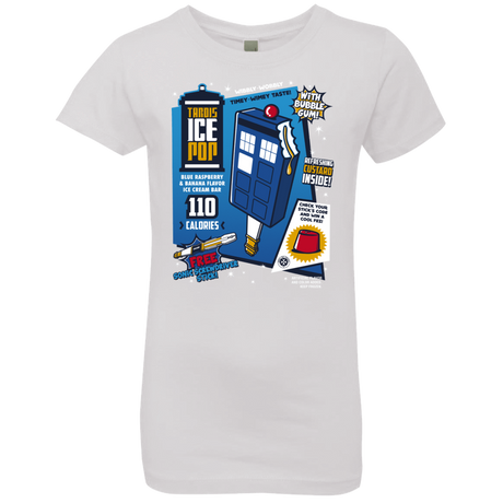 T-Shirts White / YXS Tardis Ice Pop Girls Premium T-Shirt