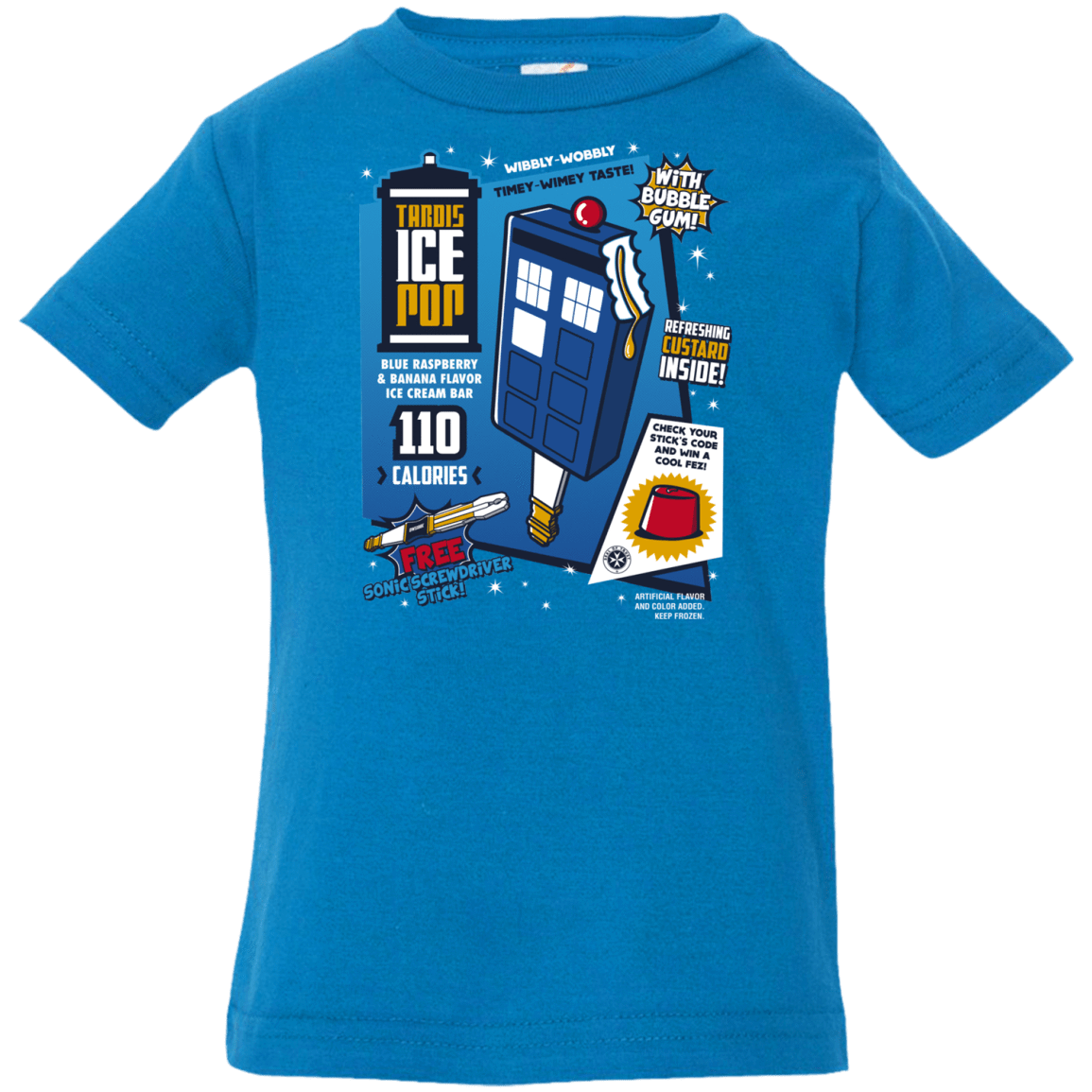 T-Shirts Cobalt / 6 Months Tardis Ice Pop Infant Premium T-Shirt