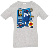 T-Shirts Heather Grey / 6 Months Tardis Ice Pop Infant Premium T-Shirt