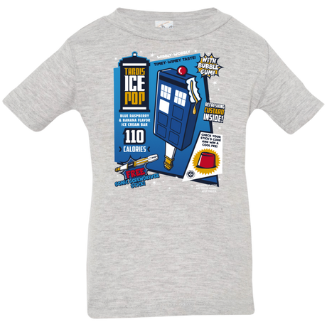 T-Shirts Heather Grey / 6 Months Tardis Ice Pop Infant Premium T-Shirt