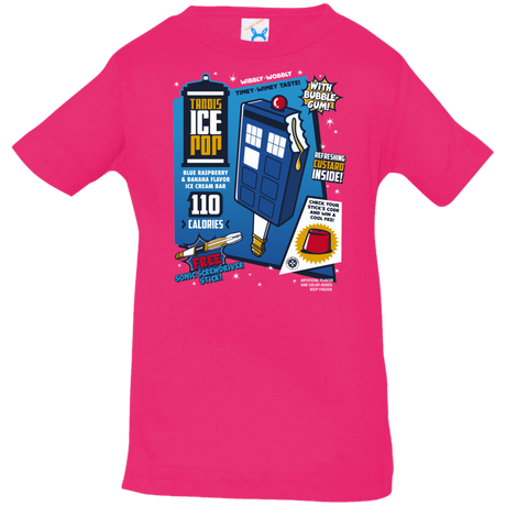 T-Shirts Hot Pink / 6 Months Tardis Ice Pop Infant Premium T-Shirt