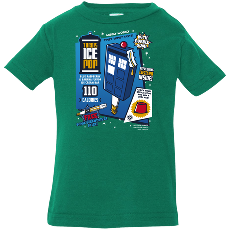 T-Shirts Kelly / 6 Months Tardis Ice Pop Infant Premium T-Shirt