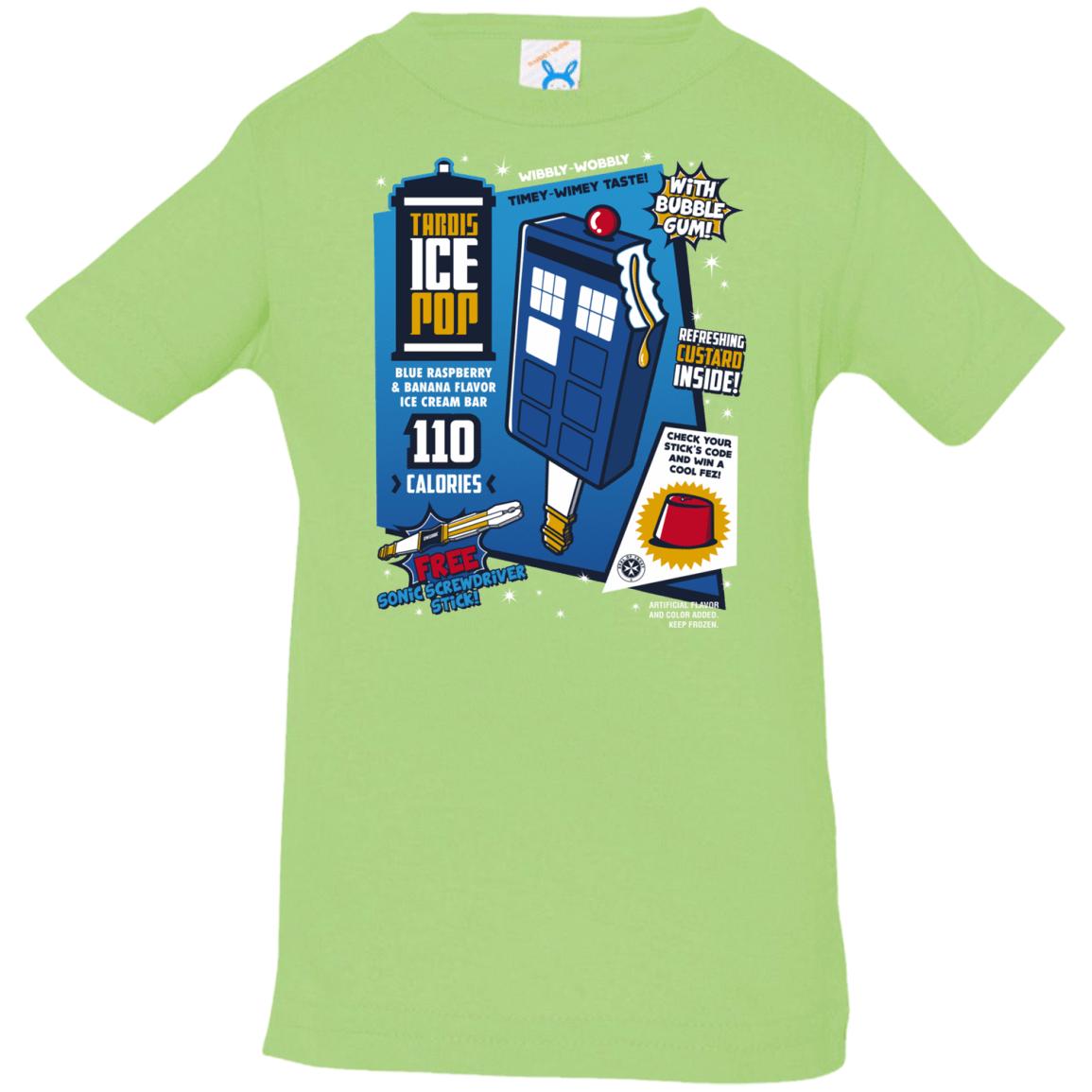 T-Shirts Key Lime / 6 Months Tardis Ice Pop Infant Premium T-Shirt