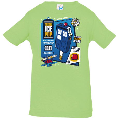 T-Shirts Key Lime / 6 Months Tardis Ice Pop Infant Premium T-Shirt