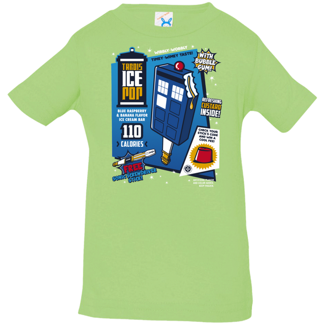 T-Shirts Key Lime / 6 Months Tardis Ice Pop Infant Premium T-Shirt