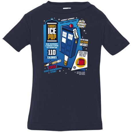 T-Shirts Navy / 6 Months Tardis Ice Pop Infant Premium T-Shirt