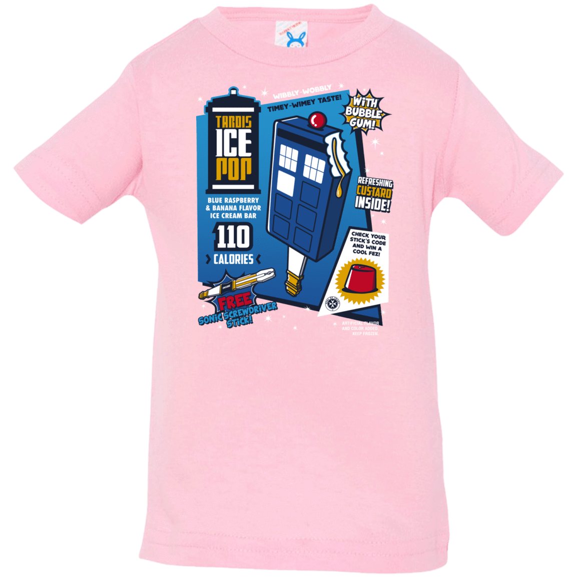 T-Shirts Pink / 6 Months Tardis Ice Pop Infant Premium T-Shirt