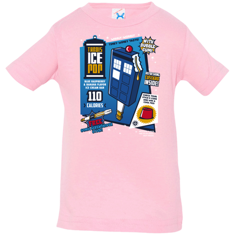 T-Shirts Pink / 6 Months Tardis Ice Pop Infant Premium T-Shirt