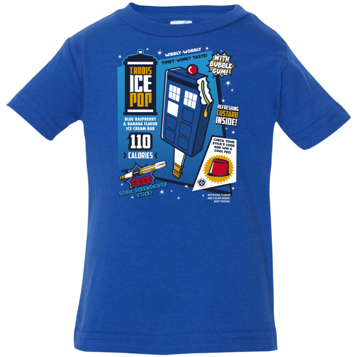 T-Shirts Royal / 6 Months Tardis Ice Pop Infant Premium T-Shirt