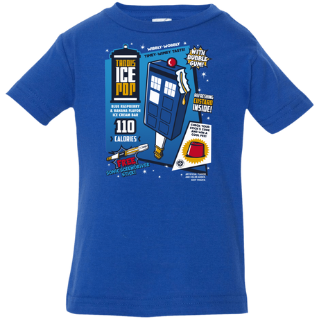 T-Shirts Royal / 6 Months Tardis Ice Pop Infant Premium T-Shirt