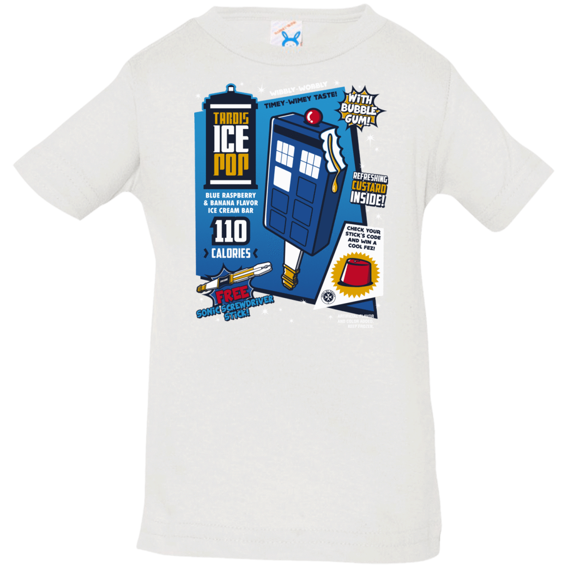 T-Shirts White / 6 Months Tardis Ice Pop Infant Premium T-Shirt