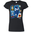 T-Shirts Black / S Tardis Ice Pop Junior Slimmer-Fit T-Shirt