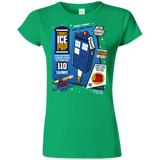 T-Shirts Irish Green / S Tardis Ice Pop Junior Slimmer-Fit T-Shirt