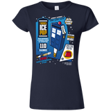 T-Shirts Navy / S Tardis Ice Pop Junior Slimmer-Fit T-Shirt