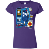 T-Shirts Purple / S Tardis Ice Pop Junior Slimmer-Fit T-Shirt