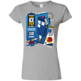 T-Shirts Sport Grey / S Tardis Ice Pop Junior Slimmer-Fit T-Shirt