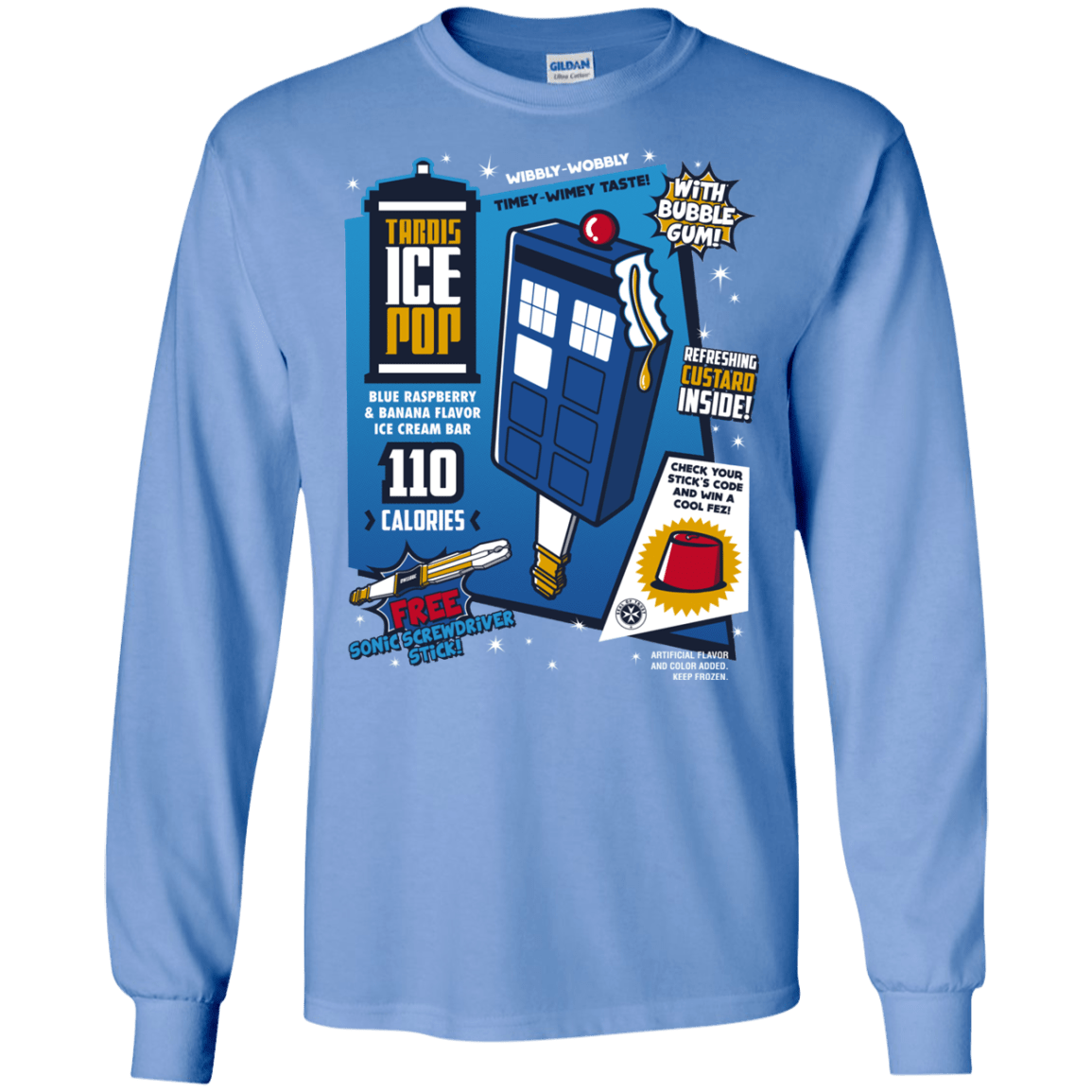 Tardis Ice Pop Men's Long Sleeve T-Shirt