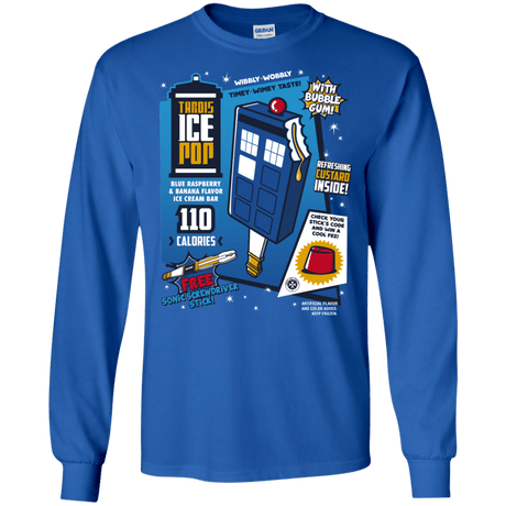 Tardis Ice Pop Men's Long Sleeve T-Shirt