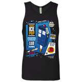 T-Shirts Black / S Tardis Ice Pop Men's Premium Tank Top