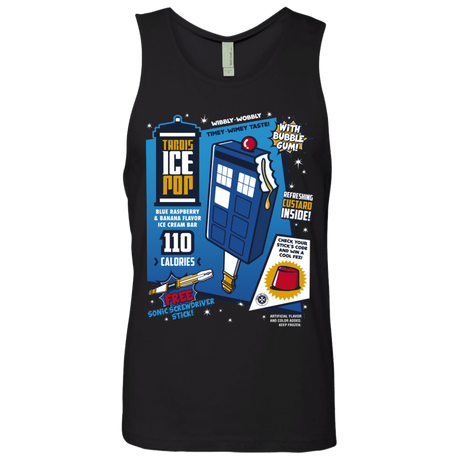 T-Shirts Black / S Tardis Ice Pop Men's Premium Tank Top