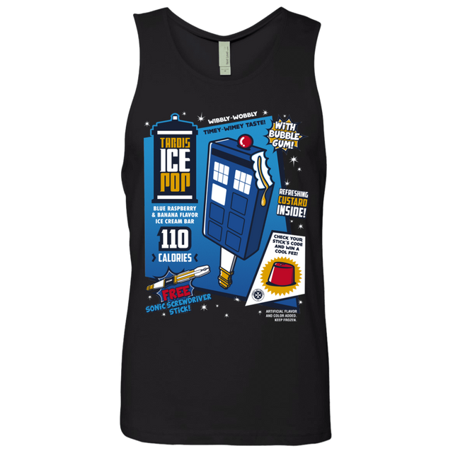 T-Shirts Black / S Tardis Ice Pop Men's Premium Tank Top