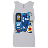 T-Shirts Heather Grey / S Tardis Ice Pop Men's Premium Tank Top